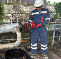 Inspección en dos líneas de 6” y 4” de poliductos